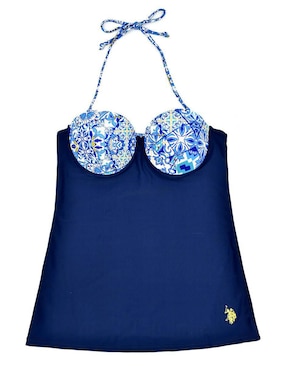 Conjunto tankini U.s. Polo Assn. estampado paisley para mujer
