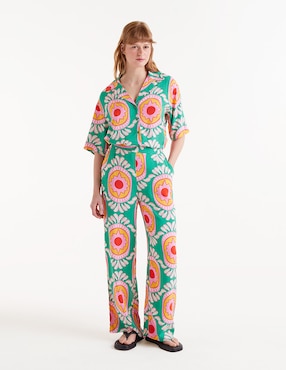 Pantalón carpenter Compañía Fantastica straight para mujer