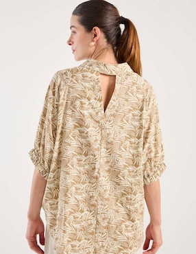 Blusa Map manga corta para mujer