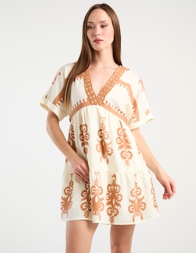Vestido corto playa Map para mujer