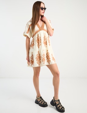 Vestido corto playa Map para mujer