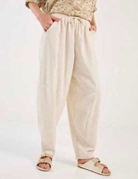 Pantalón relaxed Map straight para mujer