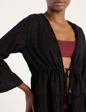 Salida de playa vestido Map con borla para mujer