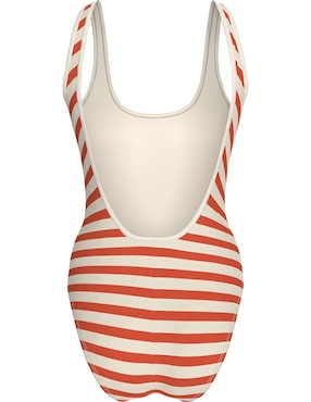 Traje de baño completo Tommy Hlfiger estampado a rayas para mujer