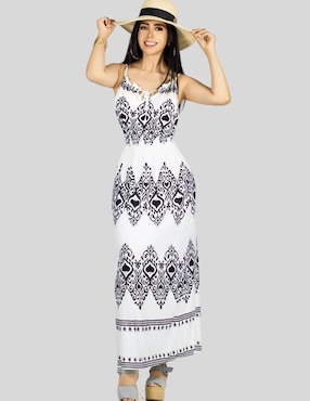 Vestido maxi casual Malabis para mujer