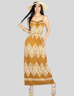 Vestido maxi casual Malabis para mujer