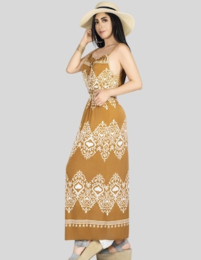 Vestido maxi casual Malabis para mujer