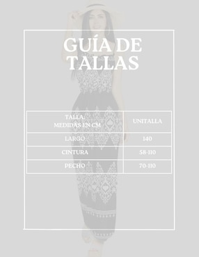 Vestido maxi casual Malabis para mujer