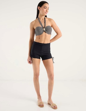 Top bikini Lieb estampado con copa para mujer