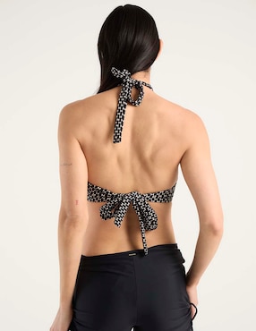 Top bikini Lieb estampado con copa para mujer