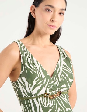 Traje de baño completo Lieb estampado animal print para mujer
