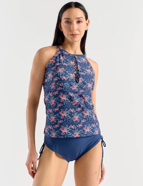 Halter Lieb estampado floral para mujer