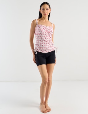 Tankini Lieb estampado floral con copas para mujer