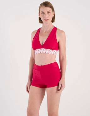 Halter Lieb estampado floral para mujer