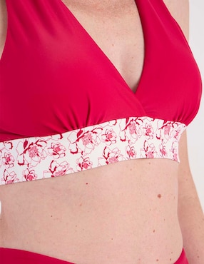 Halter Lieb estampado floral para mujer