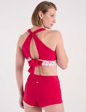 Halter Lieb estampado floral para mujer