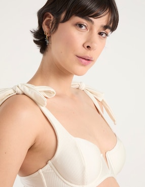 Brassiere Map con media copa para mujer