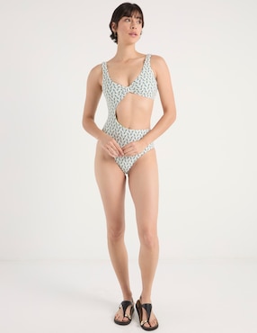Traje de baño completo Map para mujer