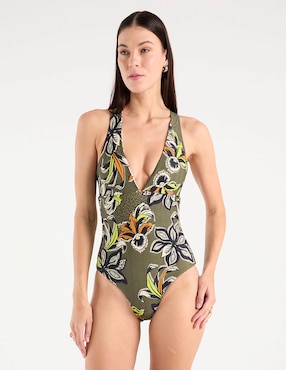 Traje de baño completo Map para mujer