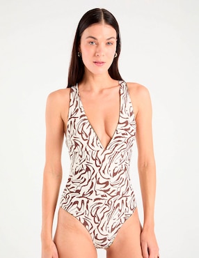 Traje de baño completo Map para mujer