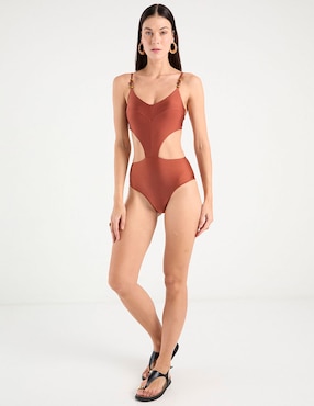 Traje de baño completo Map para mujer