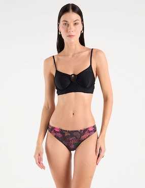 Top bikini Map con copa para mujer