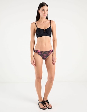 Top bikini Map con copa para mujer