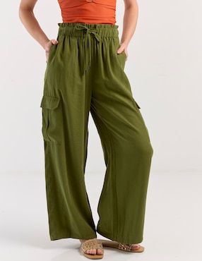 Pantalón easy pant Map wide leg para mujer
