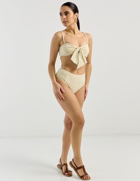 Bikini Map cintura alta para mujer