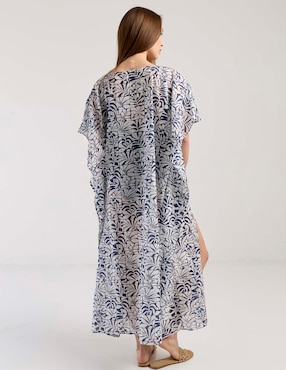 Salida de playa kimono Map para mujer