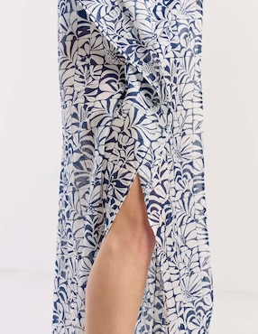 Salida de playa kimono Map para mujer