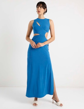 Vestido largo de playa Map para mujer
