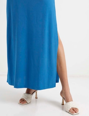 Vestido largo de playa Map para mujer