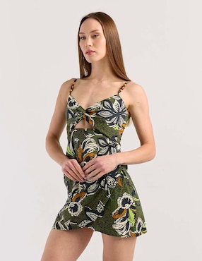 Vestido corto playa Map para mujer