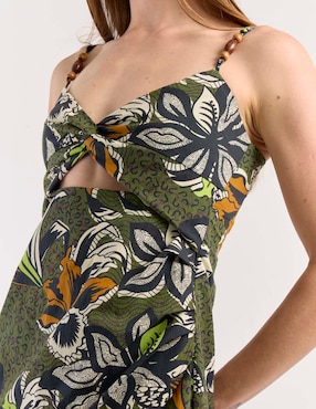 Vestido corto playa Map para mujer