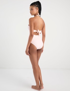 Traje de baño completo That's It estampado a cuadros para mujer