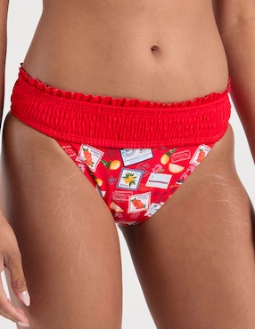 Panty bikini That's It estampado gráfico a la cadera para mujer