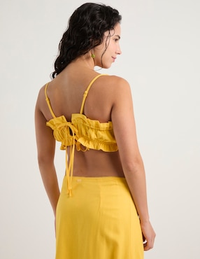 Top That's It escote cuadrado tirante ajustable