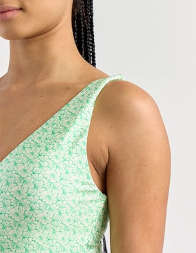 Traje de baño completo That's It estampado floral para mujer