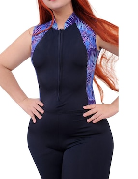 Traje de baño completo Sal y Mar estampado floral para mujer