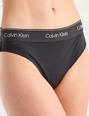 Bikini Calvin Klein estampado logo a la cintura para mujer