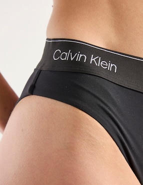 Bikini Calvin Klein estampado logo a la cintura para mujer