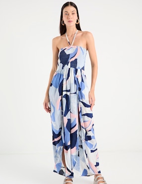 Jumpsuit Map estampado para mujer