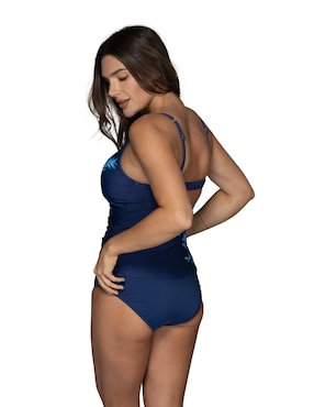 Top bikini Jantzen estampado floral con copas removibles para mujer