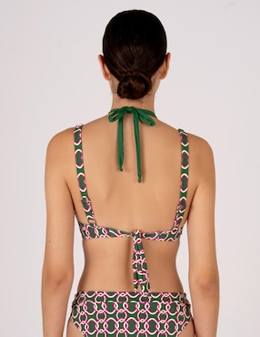Top bikini Zingara con copas removibles para mujer