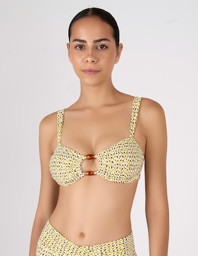 Top bikini Zingara con copas removibles para mujer