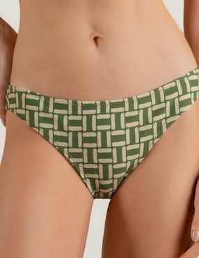 Panty bikini Touche a la cintura para mujer
