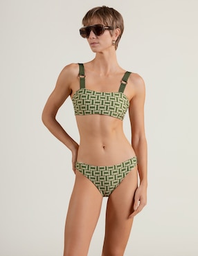 Panty bikini Touche a la cintura para mujer