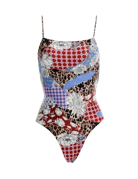 Traje de baño completo Agua Bendita para mujer estampado