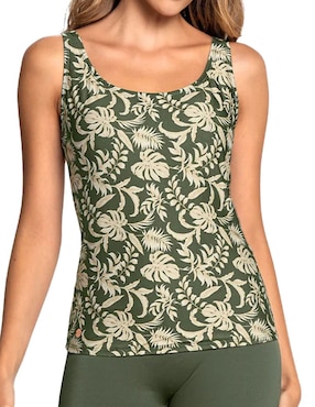 Conjunto tankini Leonisa estampado floral para mujer